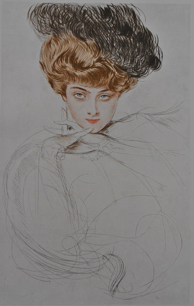 Paul César HELLEU : Madame Letellier, Héliogravure originale (photo de détail 3) - Crédit photo : Galerie Art.Paris