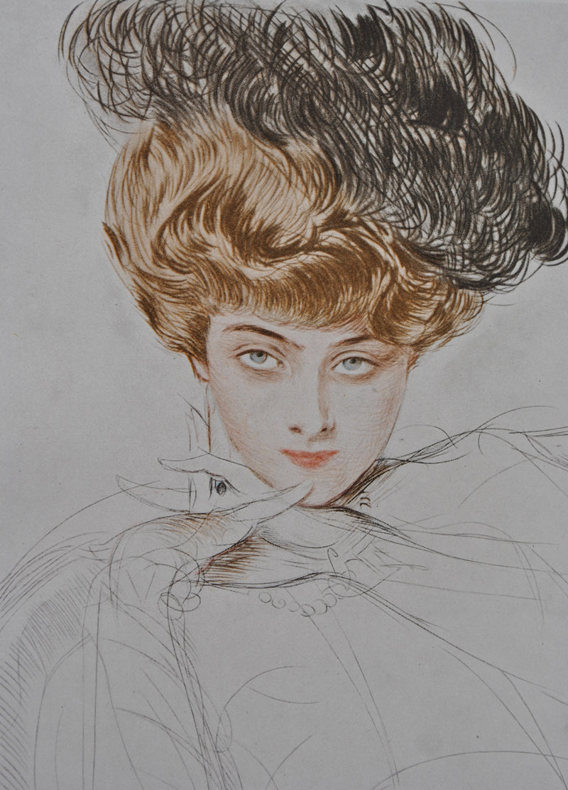 Paul César HELLEU : Madame Letellier, Héliogravure originale (photo de détail 4) - Crédit photo : Galerie Art.Paris