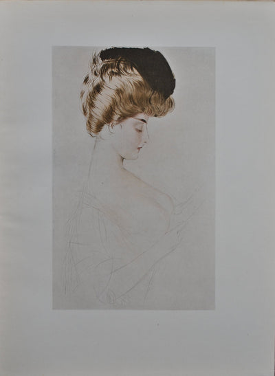 Paul César HELLEU : Madame Letellier, Héliogravure originale (vue générale) - Crédit photo : Galerie Art.Paris