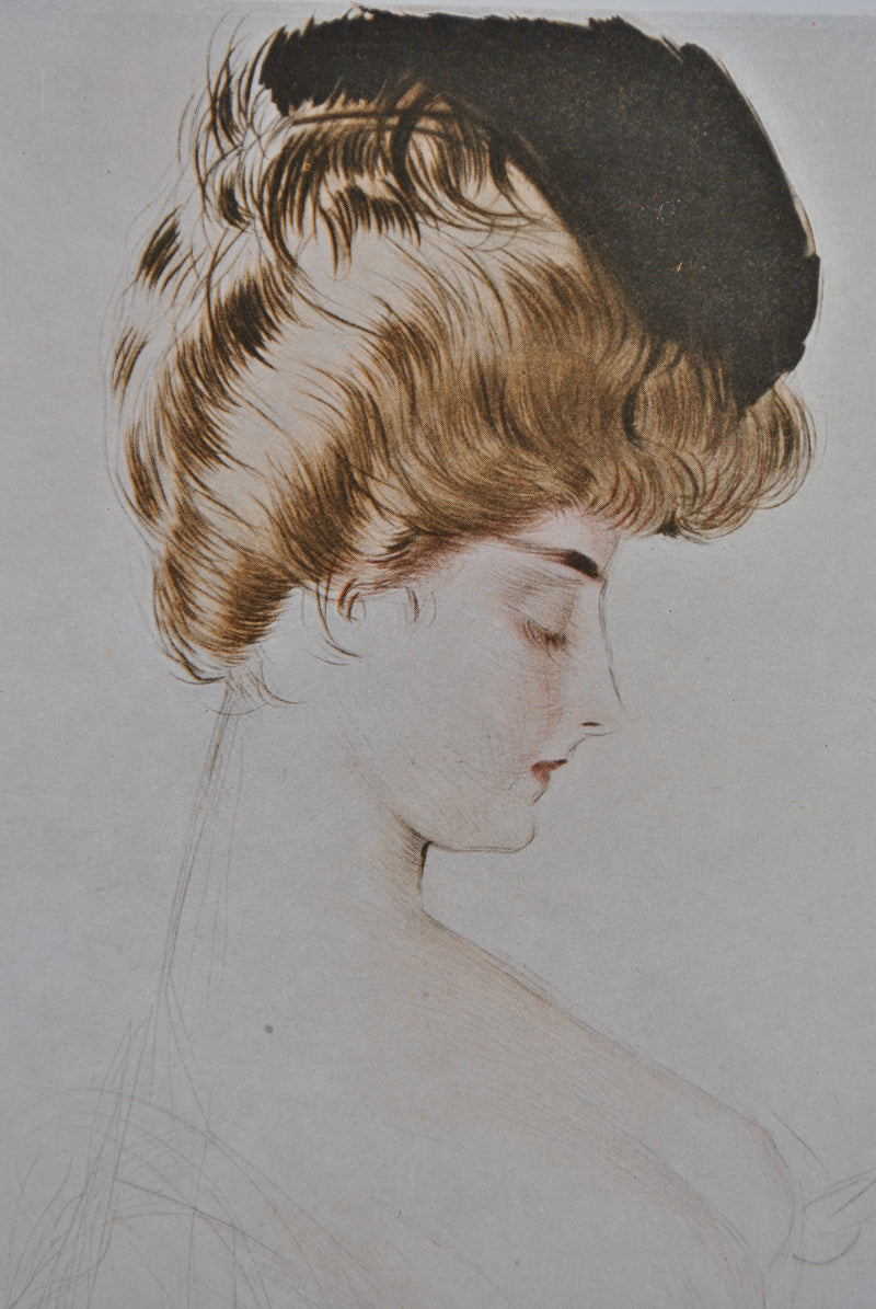 Paul César HELLEU : Madame Letellier, Héliogravure originale (photo de détail 3) - Crédit photo : Galerie Art.Paris