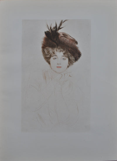 Paul César HELLEU : La comtesse de San Maritno, Héliogravure originale (vue générale) - Crédit photo : Galerie Art.Paris