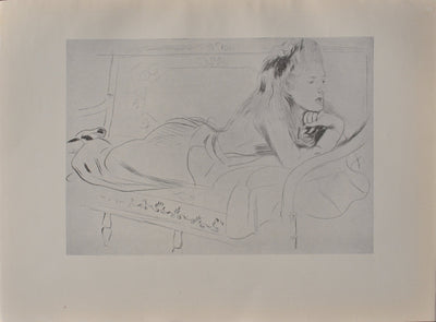 Paul César HELLEU : Petite Cléopâtre, Héliogravure originale (vue générale) - Crédit photo : Galerie Art.Paris