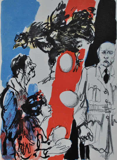 Walter SPITZER : La France profonde, Lithographie originale (photo de détail 7) - Crédit photo : Galerie Art.Paris