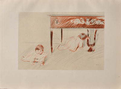 Paul César HELLEU : Le piano, Héliogravure originale (vue générale) - Crédit photo : Galerie Art.Paris