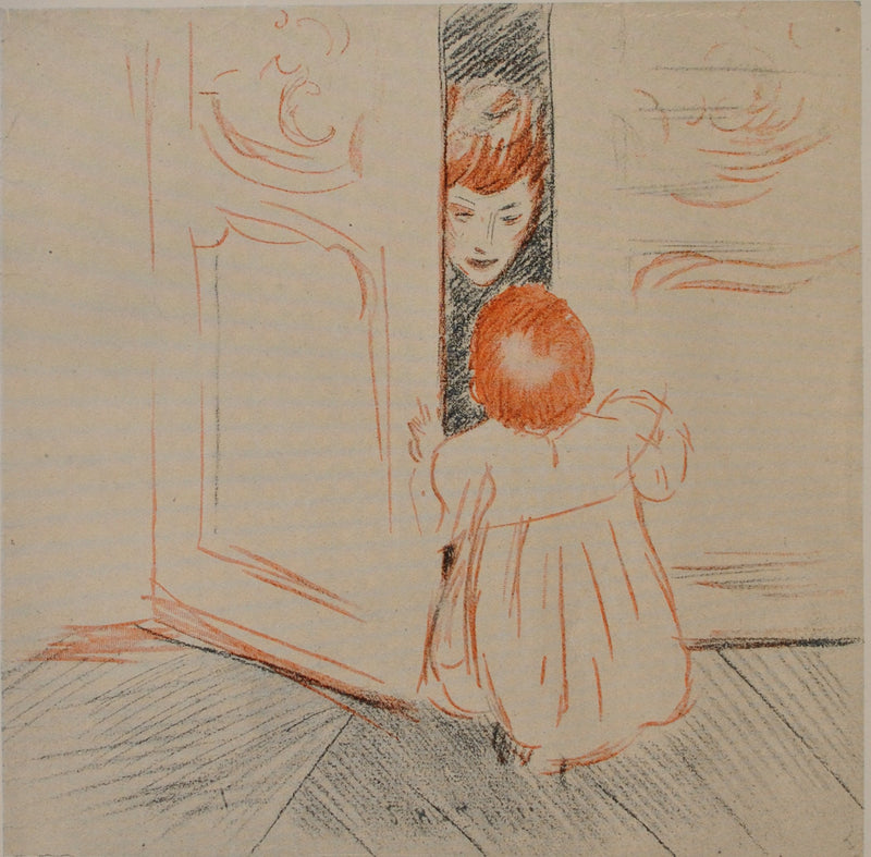 Paul César HELLEU : La porte entr&