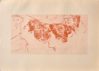 Paul César HELLEU : Les femmes, Héliogravure originale (vue générale) - Crédit photo : Galerie Art.Paris