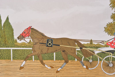 Vincent HADDELSEY : Le jockey, Lithographie originale (photo de détail 7) - Crédit photo : Galerie Art.Paris