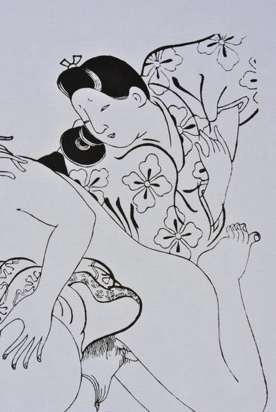 Sugimura JIHEI : Amour à quatr, Lithographie originale (photo de détail 7) - Crédit photo : Galerie Art.Paris