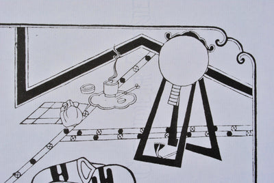 Hishikawa MORONOBU : L'heure du thé, Lithographie originale (photo de détail 7) - Crédit photo : Galerie Art.Paris