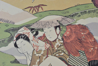 Suzuki HARUNOBU : La paysann, Lithographie originale (photo de détail 4) - Crédit photo : Galerie Art.Paris