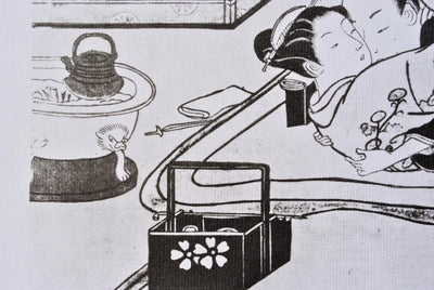 Suzuki HARUNOBU : L'amant de rêv, Lithographie originale (photo de détail 4) - Crédit photo : Galerie Art.Paris