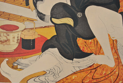 Kitagawa UTAMARO : Plaisir nuptia, Lithographie originale (photo de détail 5) - Crédit photo : Galerie Art.Paris