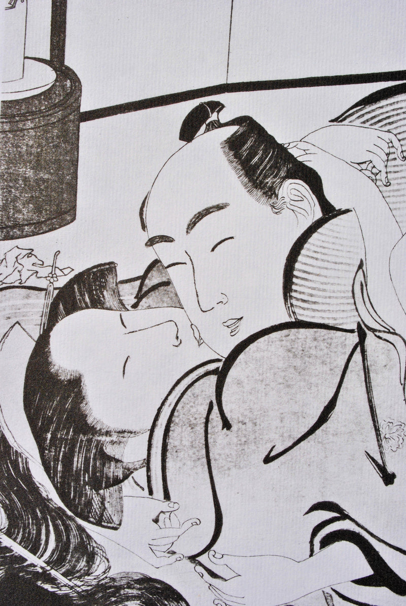 Kitagawa UTAMARO : Plaisir partag, Lithographie originale (photo de détail 4) - Crédit photo : Galerie Art.Paris