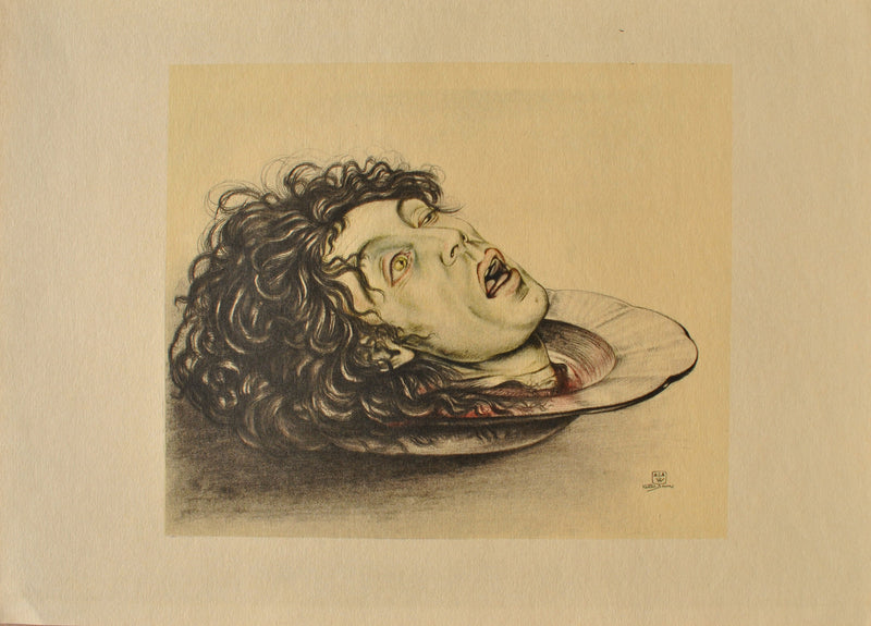 Walter SAUER : Saint Jean Baptiste, Gravure originale (vue générale) - Crédit photo : Galerie Art.Paris