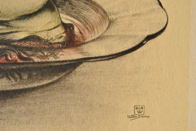 Walter SAUER : Saint Jean Baptiste, Gravure originale (photo de détail 3) - Crédit photo : Galerie Art.Paris