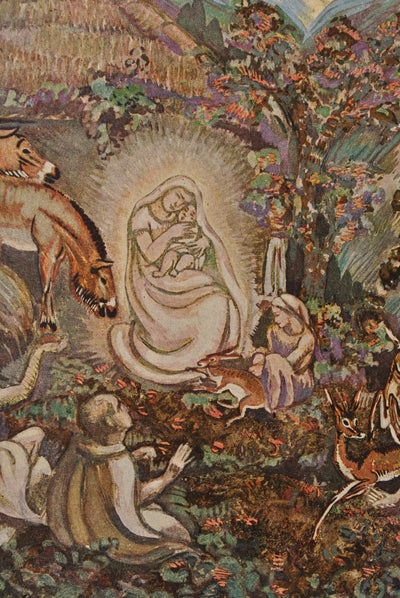 Walter SAUER : L'adoration des Bergers, Gravure originale (photo de détail 3) - Crédit photo : Galerie Art.Paris