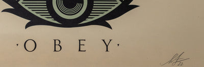 Shepard FAIREY : Big Brother : Eyes open, Sérigraphie originale (photo de détail 2) - Crédit photo : Galerie Art.Paris