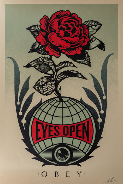 Shepard FAIREY : Big Brother : Eyes open, Sérigraphie originale (photo de détail 3) - Crédit photo : Galerie Art.Paris