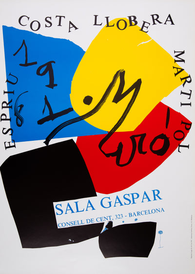 Joan MIRO : Costa Llober, Affiche originale (vue générale) - Crédit photo : Galerie Art.Paris