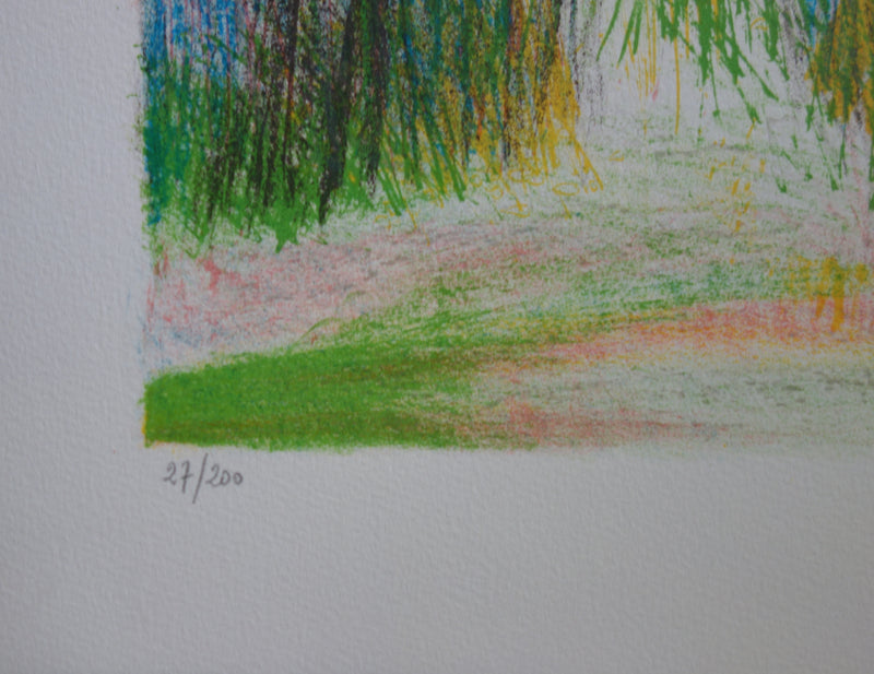Guy BARDONE : La vieille bergerie, Lithographie originale (photo de détail 5) - Crédit photo : Galerie Art.Paris