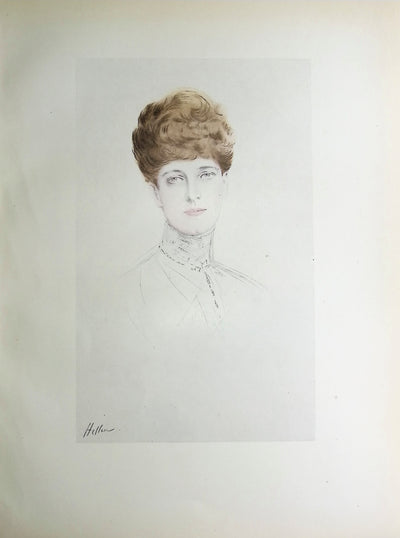 Paul César HELLEU : La reine Alexandra, Héliogravure originale (photo de détail 5) - Crédit photo : Galerie Art.Paris