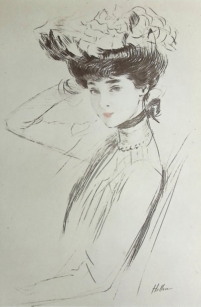 Paul César HELLEU : la duchesse de Marlborough, Héliogravure originale (photo de détail 4) - Crédit photo : Galerie Art.Paris