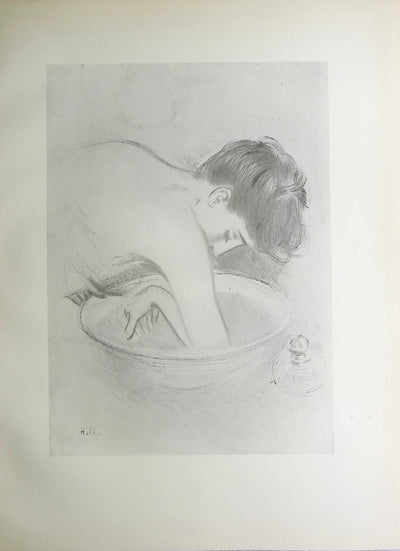 Paul César HELLEU : La toilette, Héliogravure originale (vue générale) - Crédit photo : Galerie Art.Paris