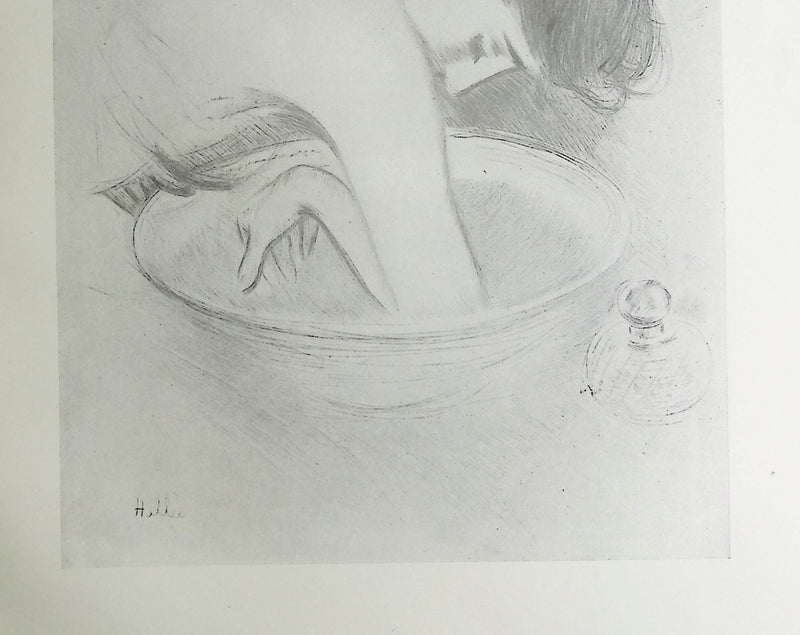 Paul César HELLEU : La toilette, Héliogravure originale (photo de détail 3) - Crédit photo : Galerie Art.Paris