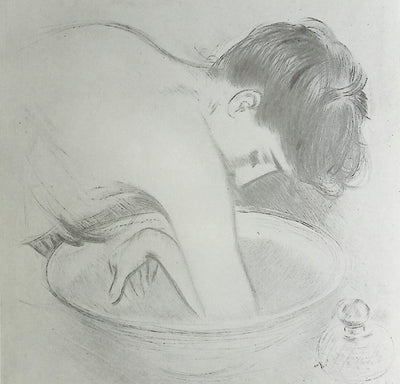 Paul César HELLEU : La toilette, Héliogravure originale (photo de détail 5) - Crédit photo : Galerie Art.Paris