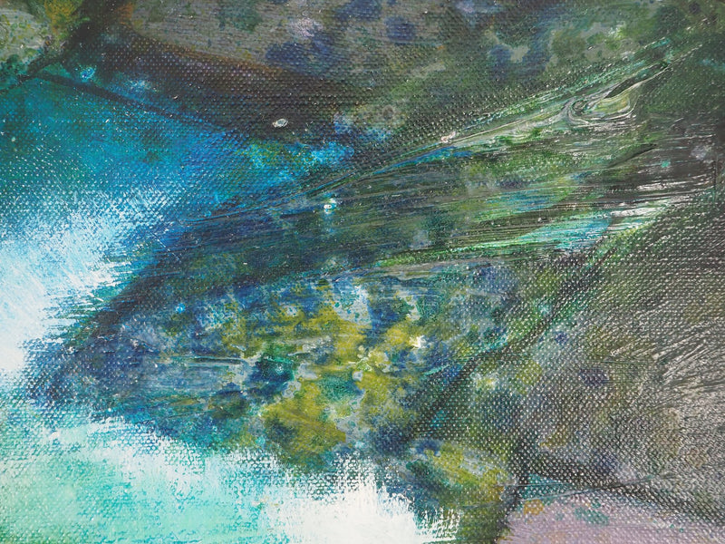 Camille HILAIRE : Océan, Fracas des flots, Huile sur toile signée