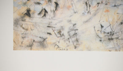 Mark TOBEY: Shards of Light, Original signed etching 
