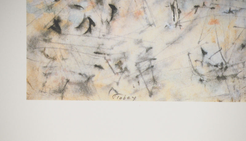 Mark TOBEY: Shards of Light, Original signed etching 