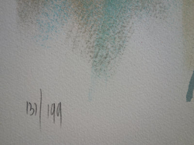 Jean-Baptiste VALADIE : Maryline au chapeau fleuri, Lithographie originale (photo de détail 6) - Crédit photo : Galerie Art.Paris
