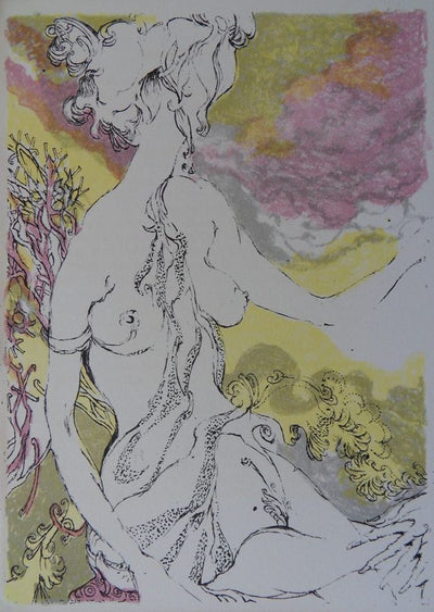 Luc SIMON : Amour et féminité, Lithographie originale (photo de détail 10) - Crédit photo : Galerie Art.Paris