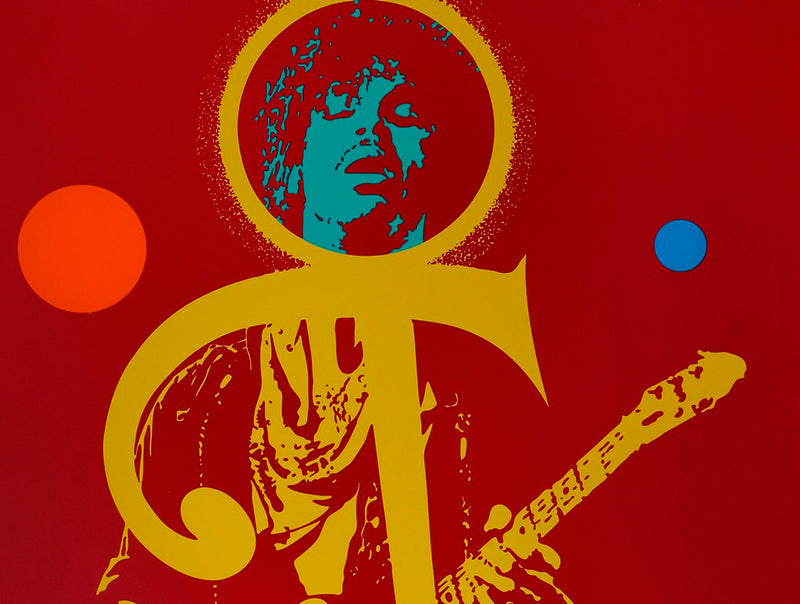 Ivan MESSAC : My Generation : Prince, The Love Symbol, Sérigraphie originale (photo de détail 2) - Crédit photo : Galerie Art.Paris