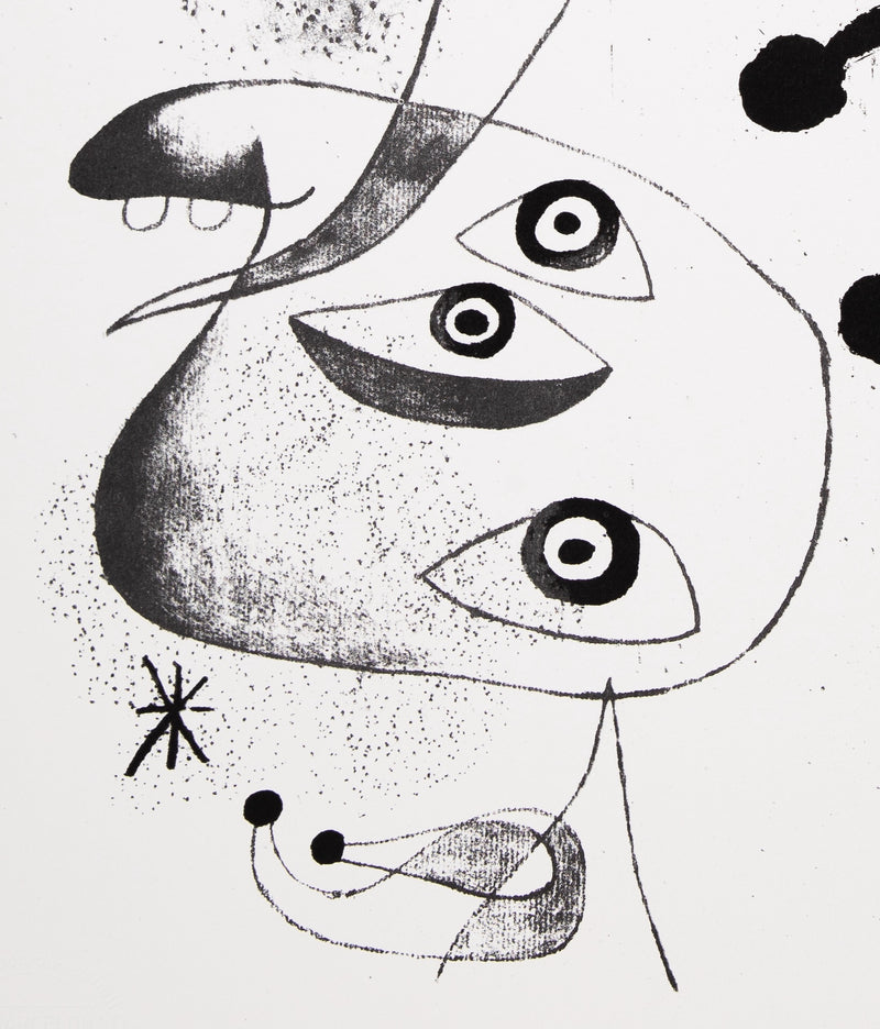 Joan MIRO : Barcelona, Personnages joyeu, Sérigraphie originale (photo de détail 5) - Crédit photo : Galerie Art.Paris