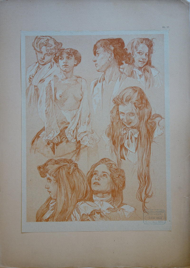 Alphonse MUCHA : Etude d&