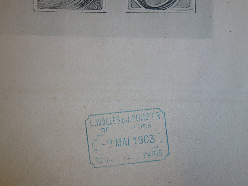 Alphonse MUCHA : Personnification du Printemps, Lithographie originale