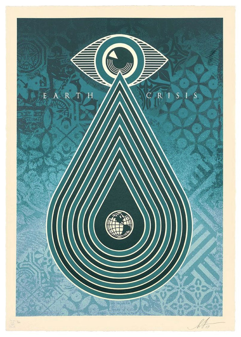 Shepard FAIREY (Obey) : Earth Crisis, Sérigraphie originale signée