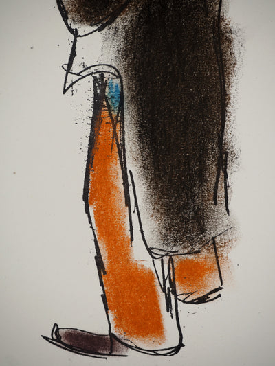 Michel ADLEN : Instant lecture, Lithographie originale (photo de détail 5) - Crédit photo : Galerie Art.Paris