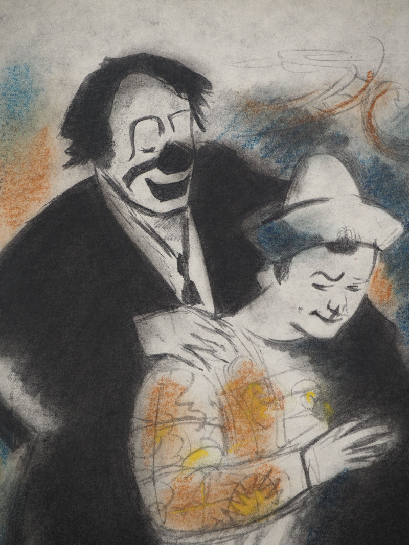 Michel ADLEN : La famille Fratellini, Lithographie originale (photo de détail 4) - Crédit photo : Galerie Art.Paris