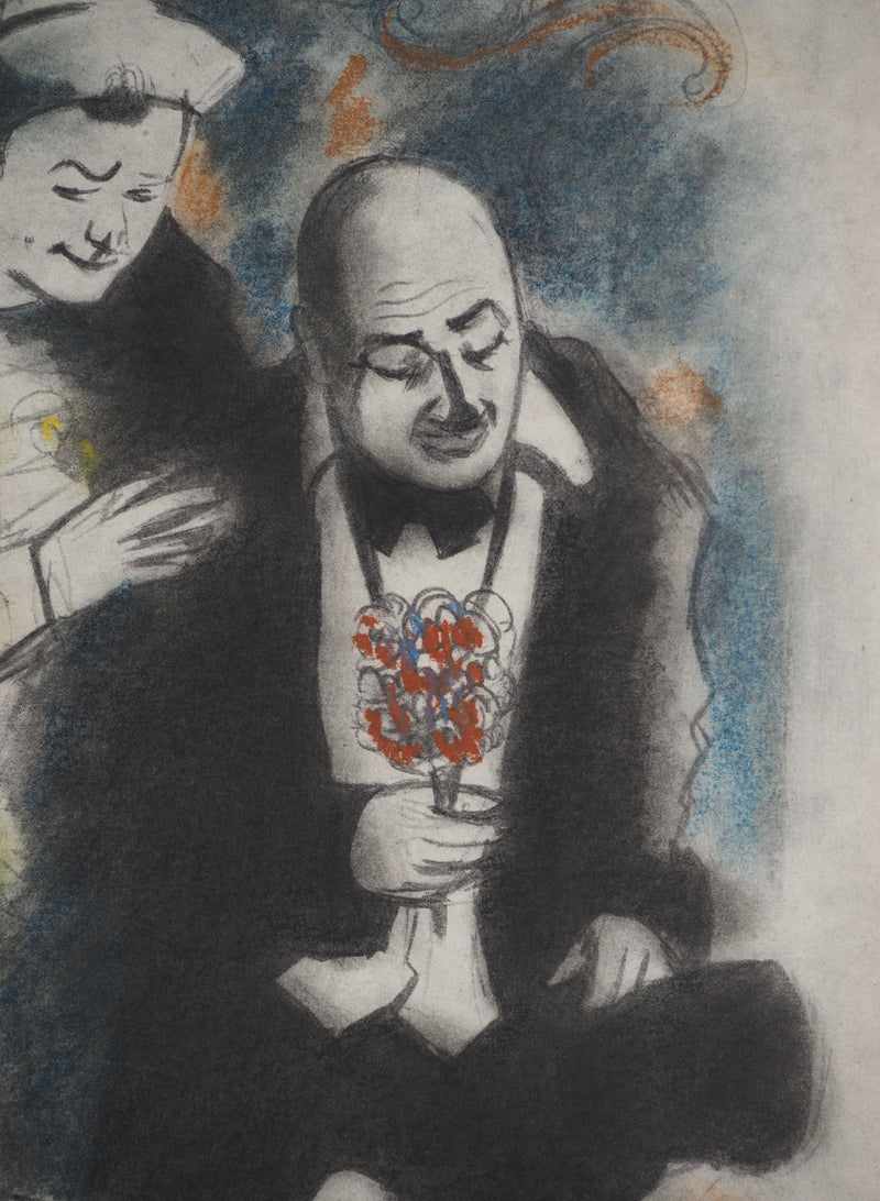 Michel ADLEN : La famille Fratellini, Lithographie originale (photo de détail 5) - Crédit photo : Galerie Art.Paris