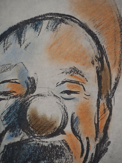Michel ADLEN : Tête de clown, Lithographie originale (photo de détail 4) - Crédit photo : Galerie Art.Paris