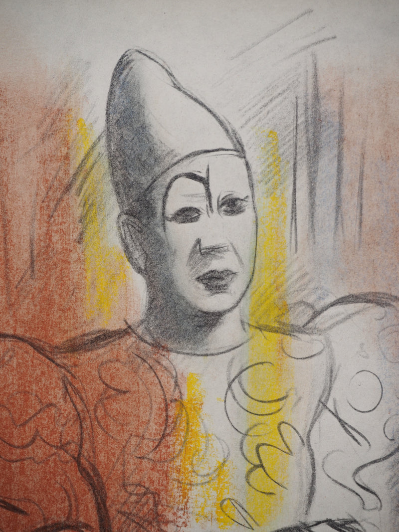 Michel ADLEN : Pipo le clown jongleur, Lithographie originale (photo de détail 4) - Crédit photo : Galerie Art.Paris