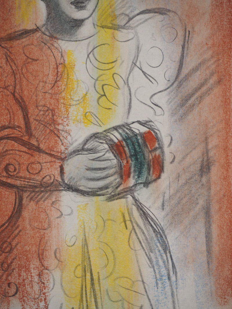 Michel ADLEN : Pipo le clown jongleur, Lithographie originale (photo de détail 5) - Crédit photo : Galerie Art.Paris