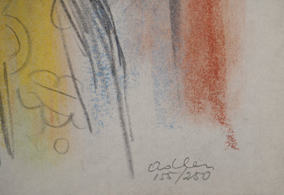 Michel ADLEN : Pipo le clown jongleur, Lithographie originale (photo de détail 2) - Crédit photo : Galerie Art.Paris