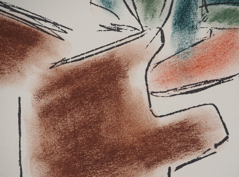 Michel ADLEN : Grock le pianiste, Lithographie originale (photo de détail 6) - Crédit photo : Galerie Art.Paris