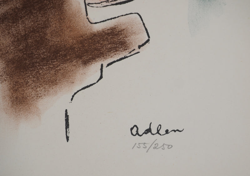 Michel ADLEN : Grock le pianiste, Lithographie originale (photo de détail 2) - Crédit photo : Galerie Art.Paris