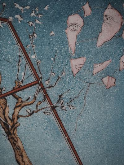Mordecaï MOREH : Nostalgie pour l'infini, Gravure originale (photo de détail 6) - Crédit photo : Galerie Art.Paris