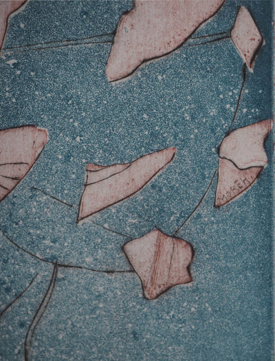 Mordecaï MOREH : Nostalgie pour l'infini, Gravure originale (photo de détail 3) - Crédit photo : Galerie Art.Paris
